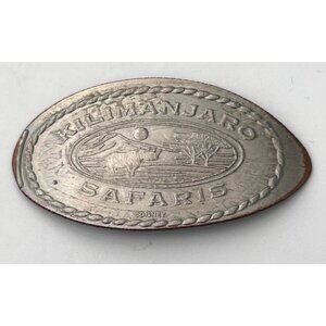 Kilimanjaro Safaris Pressed Quarter not Pressed Penny Disney Collectible Souveni